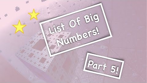 List of big numbers Part 5 - Higher tetrational numbers