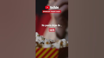 Spanish Phrase: NO PUEDO DEJAR DE (I CAN