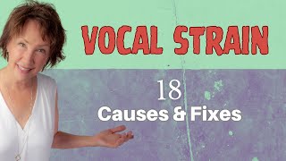 Vocal Strain: 18 Causes & Fixes For Your Tired Voice