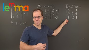 Linear Algebra 14TBD: The 3x3 Determinant - A 2nd Illustration