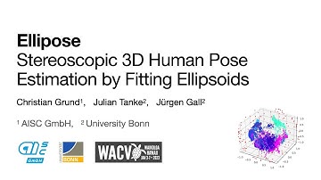 ElliPose: Stereoscopic 3D Human Pose Estimation by Fitting Ellipsoids