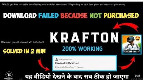 How to Fix BATTLEGROUNDS MOBILE INDIA Android obb File Paste Problem | com.pubg.imobile BGMI obb