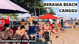 BERAWA BEACH CANGGU - Situasi pantai di depan ATLAS BEACH FEST BALI❗️| Holywings Bali | Finns