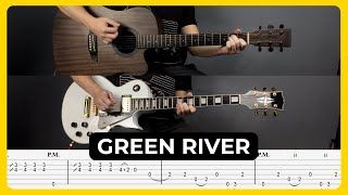 Green River - Creedence Clearwater Revival | Tabs | Guitar Lesson | Cover | Solo | All Guitar Parts
