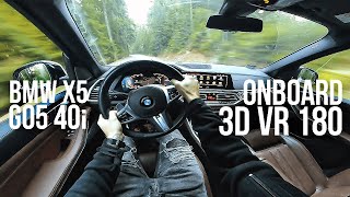 POV VR 180 3D | BMW X5 G05 40i | Onboard drive | Mountains