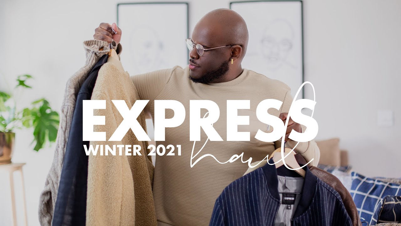 Express Men's Winter 2021 Try-On Haul | Plus Size Mens Haul