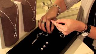 Pandora Jewelery ~ How To Create A Charm Necklace With A Ring Pendant