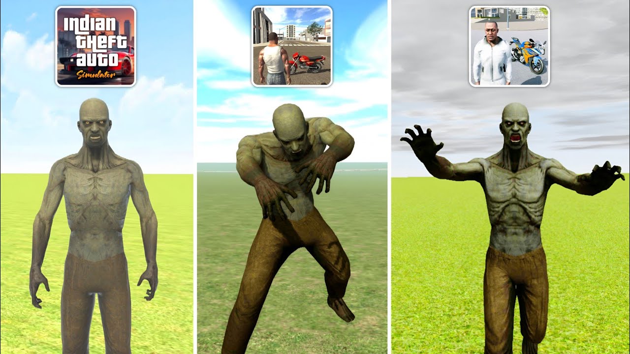 Zombies Power Test in All Indian GTA Games 😱🔥