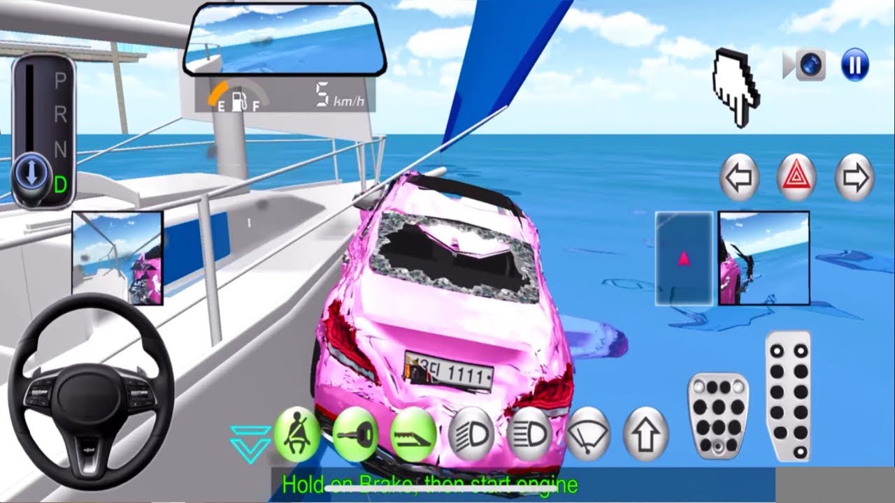 New Pink Mercedes | CRAZY DRIVING | 3D Driving Class