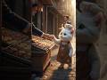 Never Underestimate the Weak (A Kitten’s Courage Will Shock You)🐱🔥#aishorts #cat #emotionalstory