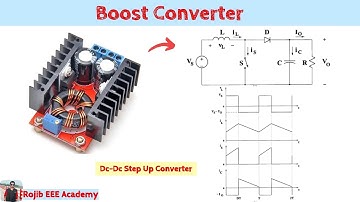 Boost Converter working, waveforms & Applications || Power Electronics || Bangla