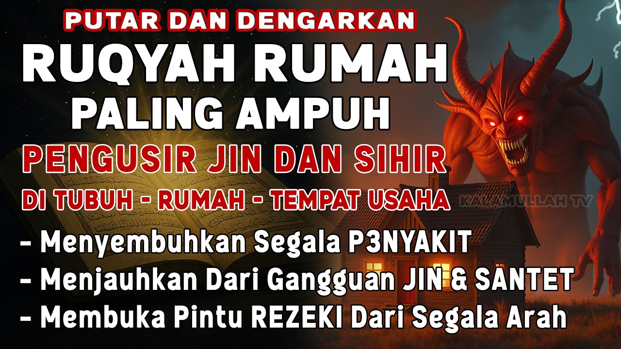 RUQYAH RUMAH PENGHANCUR J!N & S!H1R DI RUMAH & TUBUH, PENENANG HATI & FIKIRAN | BY ALAA AQEL