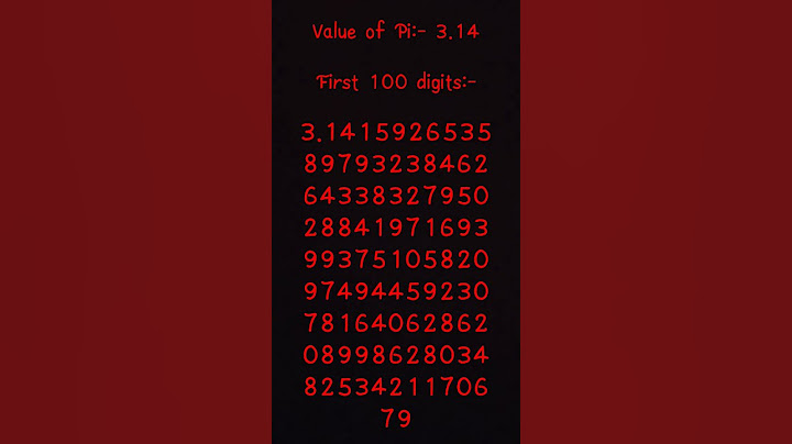 Pi first 100 digits