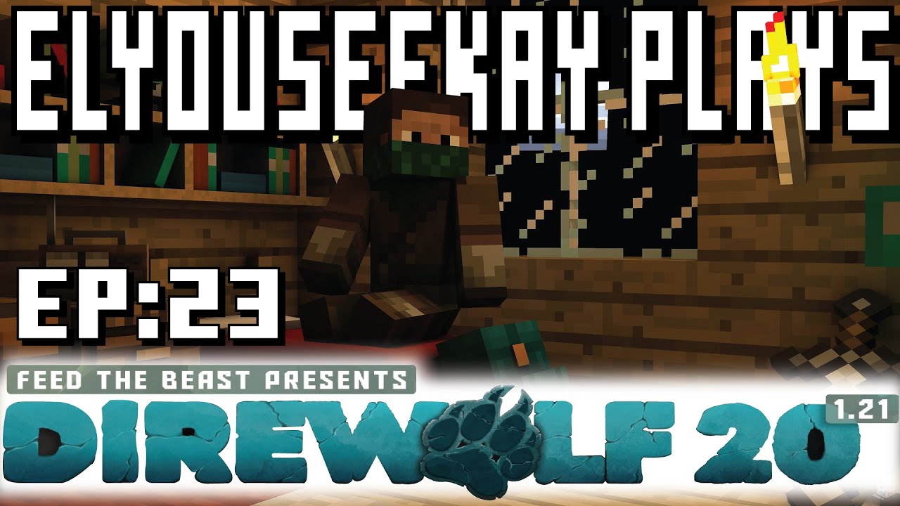 Direwolf20 1.21 Modpack Lets play! - EP 23 - MOB FARM Part 1 - Squishing babies for liquid meat  :O