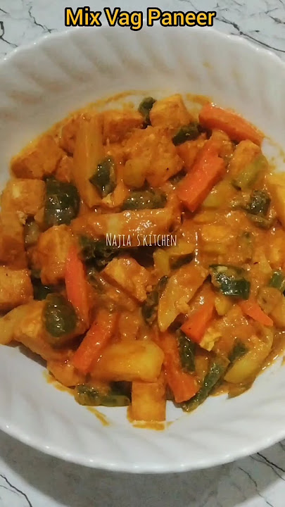 Mix veg paneer recipe #trending #food #shortvideo #shorts #short #ytshorts #easyrecipe #100likes