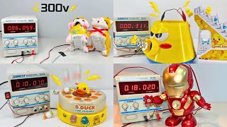 23 Minutes I Applied HIGH VOLTAGE to Electric Toys! (DANGEROUS)