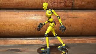 Stop-motion walk cycle test