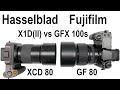 Hasselblad X1D(II) + XCD 80 f/1.9 vs Fuji GFX 100s + GF 80 f/1.7