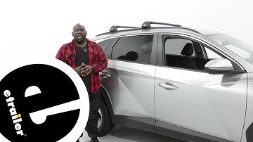 Installation Guide for the Thule WingBar Edge Roof Rack for Flush Rails on a 2023 Hyundai Tucson