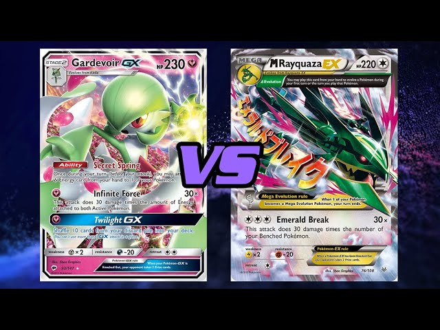 Retro Format 2017 Pokemon TCG Battle! Gardevoir GX Vs Mega Rayquaza EX! -  YouTube