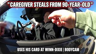 90-Year-Old Victim: Caregiver's Debit Card Scam Exposed on Bodycam