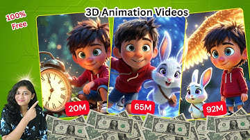 Create Pixar Style 3D Animated Stories Using AI | ChatGPT + Grok Full Tutorial