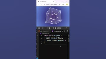 No JavaScript?! Just HTML & CSS for 3D Cube 🤩