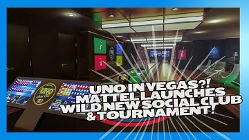 UNO in Vegas! Mattel Launches Wild New Social Club & Tournament! 🃏🌆with @aleahfinalgirl​