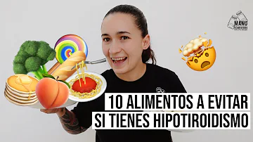 ¿Qué alimentos no deben consumirse durante el tiroides?