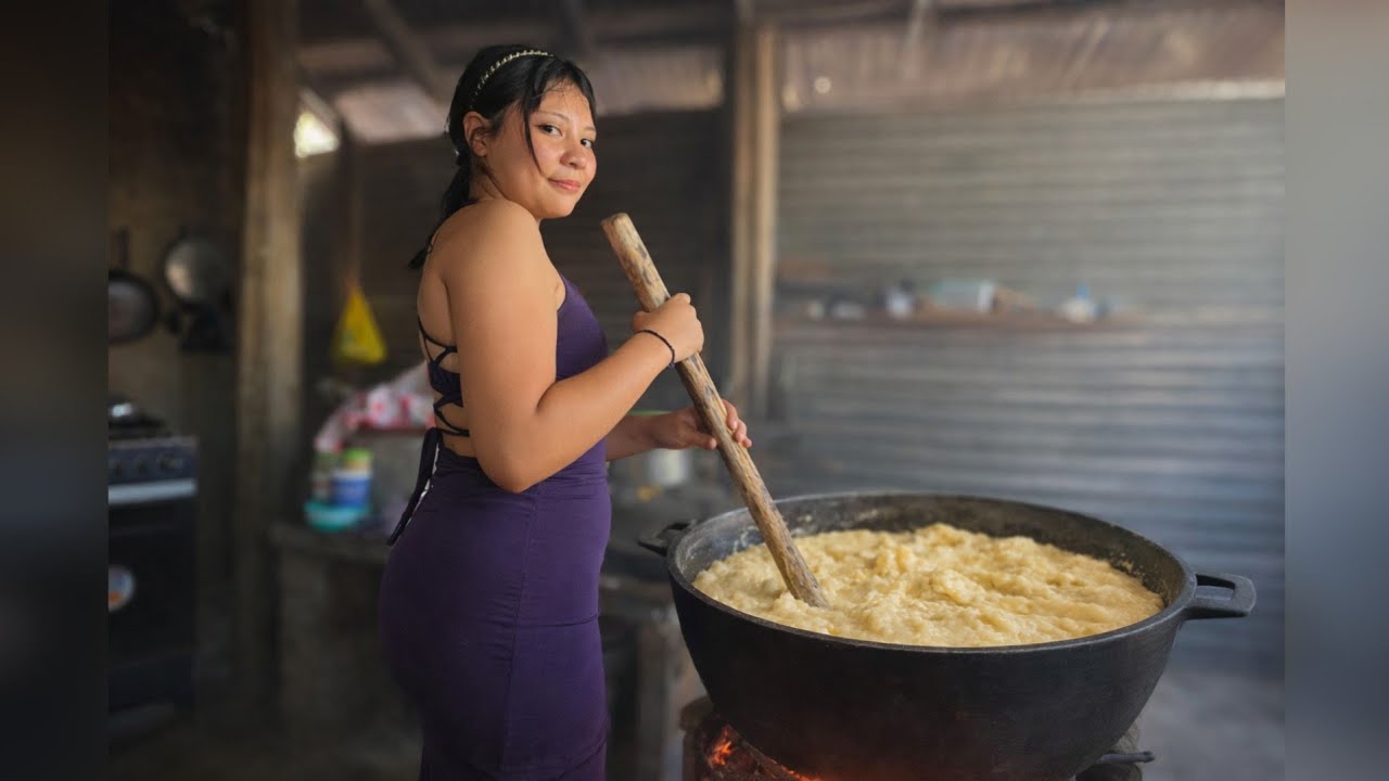 🔥😱Preparando la masa para los tamales de gallina india /CHICAS SALVADOREÑAS 