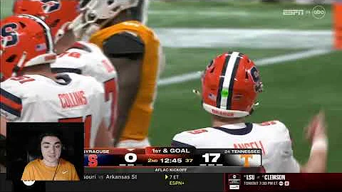 #24 Tennessee vs Syracuse Highlights | Week 1 | College Football REACTION