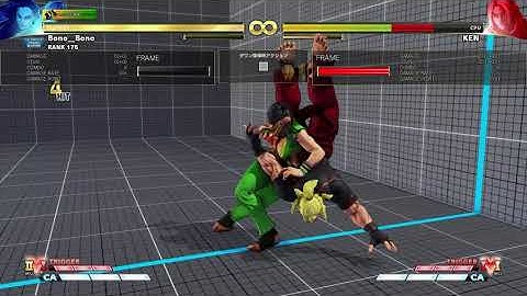 SFV Laura: Simple punishment for V-shift at the corner
