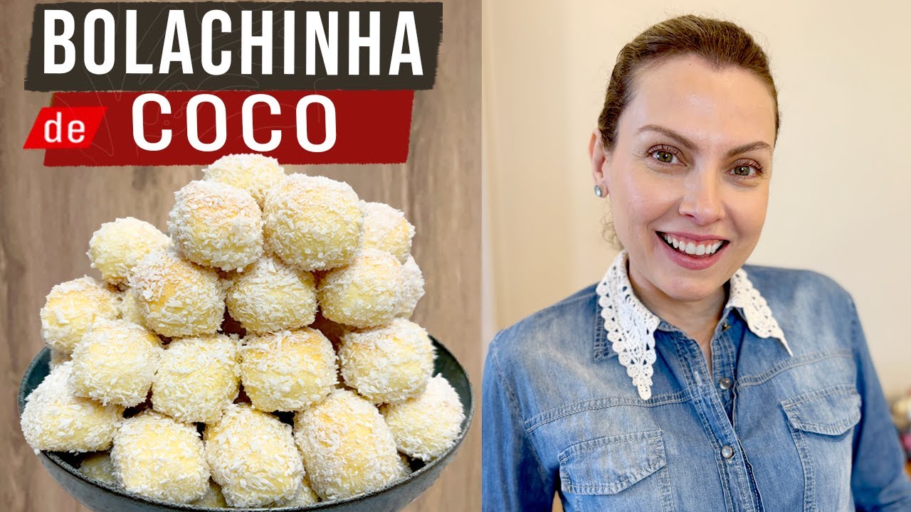 BOLACHINHA DE COCO CASEIRA - NHOQUE DE PADARIA - RENDE MUITO
