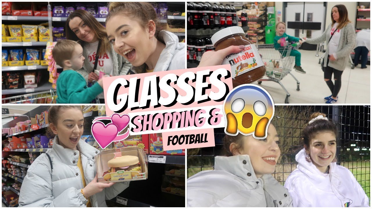 FINDING OUT IF NEED GLASSES?! & DELIRIOUS FAMILY FOOD SHOPPING!!