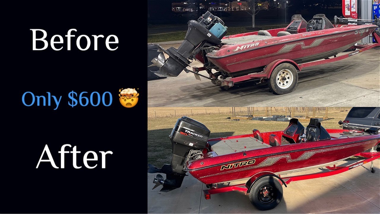 Полная реставрация дешевой лодки стоимостью 600 долларов, которая была заброшена много лет!