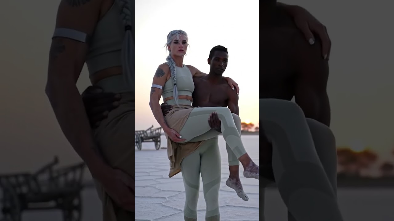 Nigerian athlete lifts russian lady post workout anke injury 