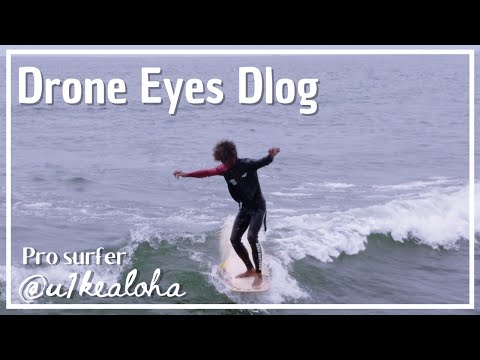 Drone Footage of Surf June 26th Tsujido Beach Japan プロサーファーU1kealoha 波情報 辻堂海岸 サーフィン ドローン空撮