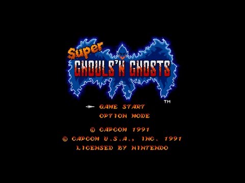 Super Ghouls and Ghosts - SNES - Full Playthrough No Commentary