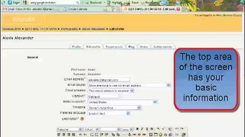 How to Update your Profile in Moodle.mp4