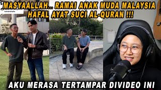 MASYAALLAH❗RAMAI ANAK MUDA MALAYSIA HAFAL AYAT SUCI AL-QURAN