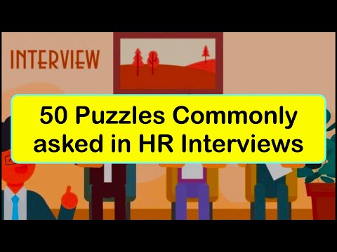 50 Puzzles Commonly asked in HR Interviews