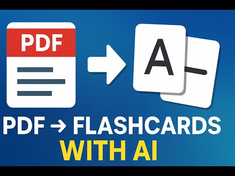 AI PDF Flashcard Generator ✨ | Turn PDFs into Study Flashcards with Gemini API + FastAPI