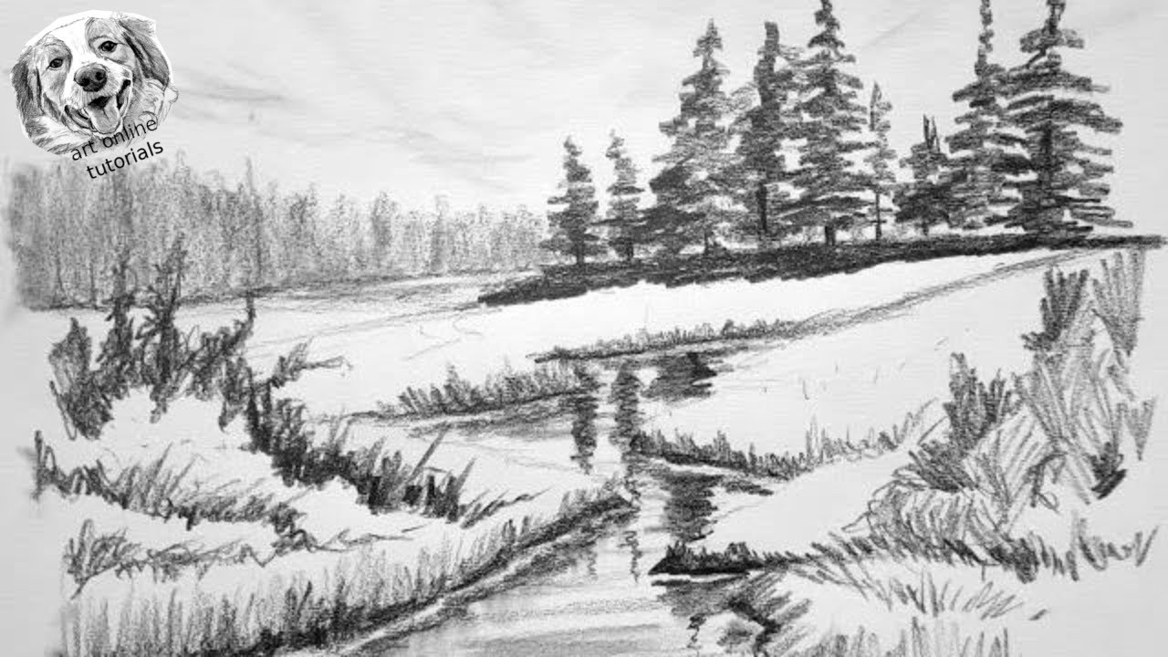 10 Beautiful Landscape Sketches by inspiring local Artists