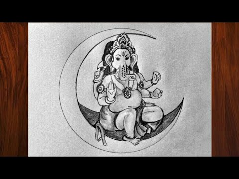 Draw Cute Bal Ganesha || How to draw Ganapati - YouTube