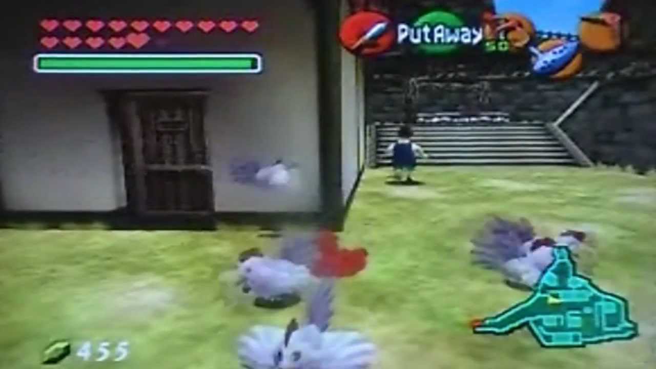 Let's Play Ocarina Of Time 36 Attack Of The Chickens YouTube