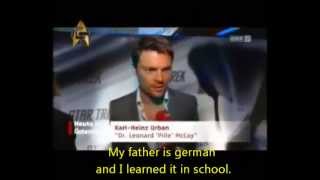 Karl Urban speaks German