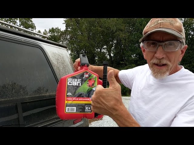 A better gas can that ACTUALLY works! Surecan 