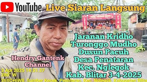 Jaranan Kridho Turonggo Mudho Dusun Pacuh Desa Penataran Kec. Nglegok Kab. Blitar 3-4-2025