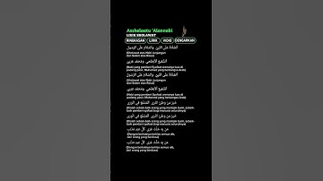 Thumbnail of Assholatu 'Alannabi || #liriksholalwat #sholawat #liriklagu #music