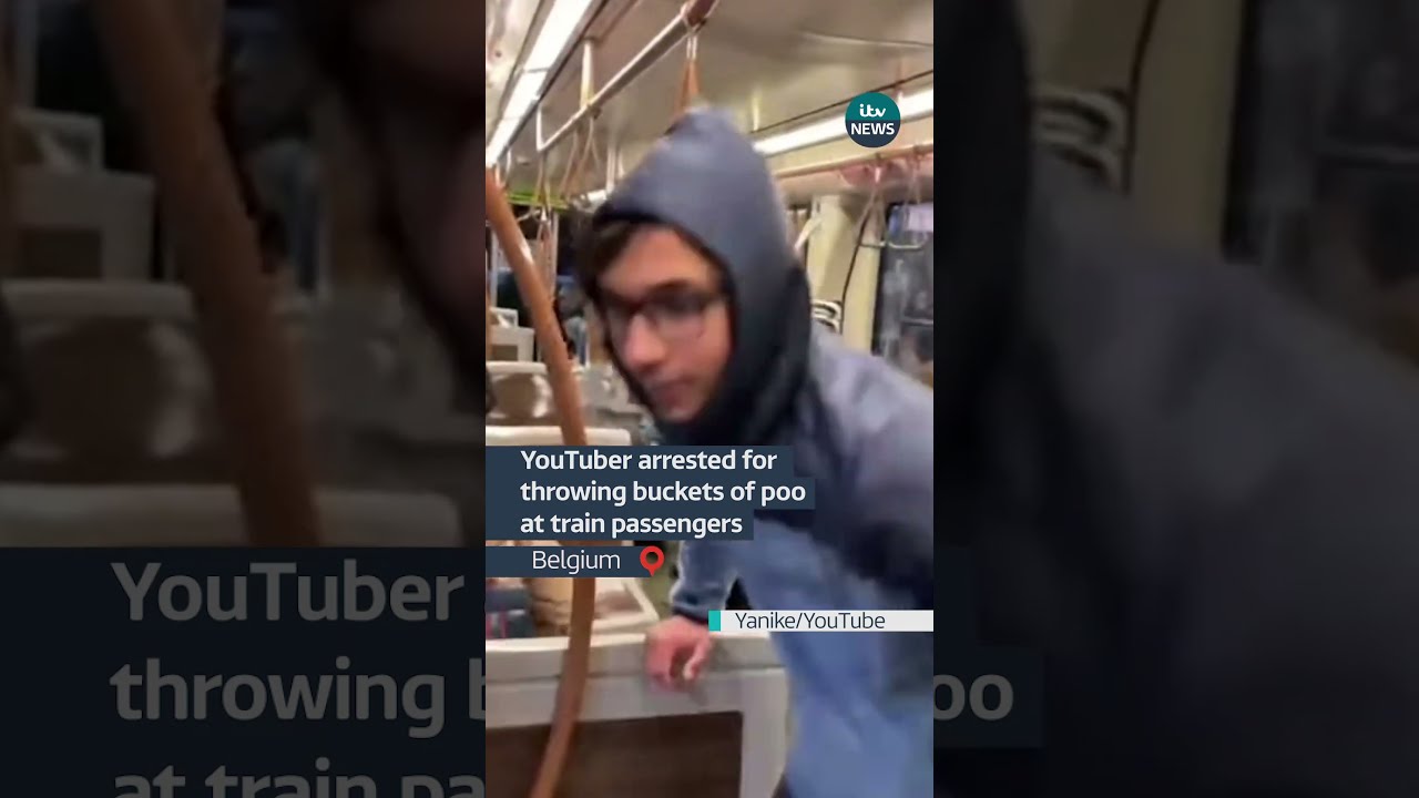 YouTuber Arrested For Throwing Buckets Of Poo At Train Passengers Itvnews News Crime